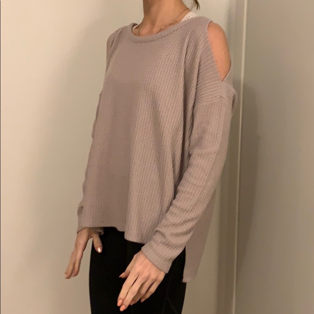 Cute waffle sweater